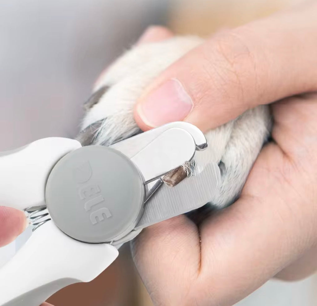 Professional Pet Nail Clipper with Built-In Nail File and Safety Lock