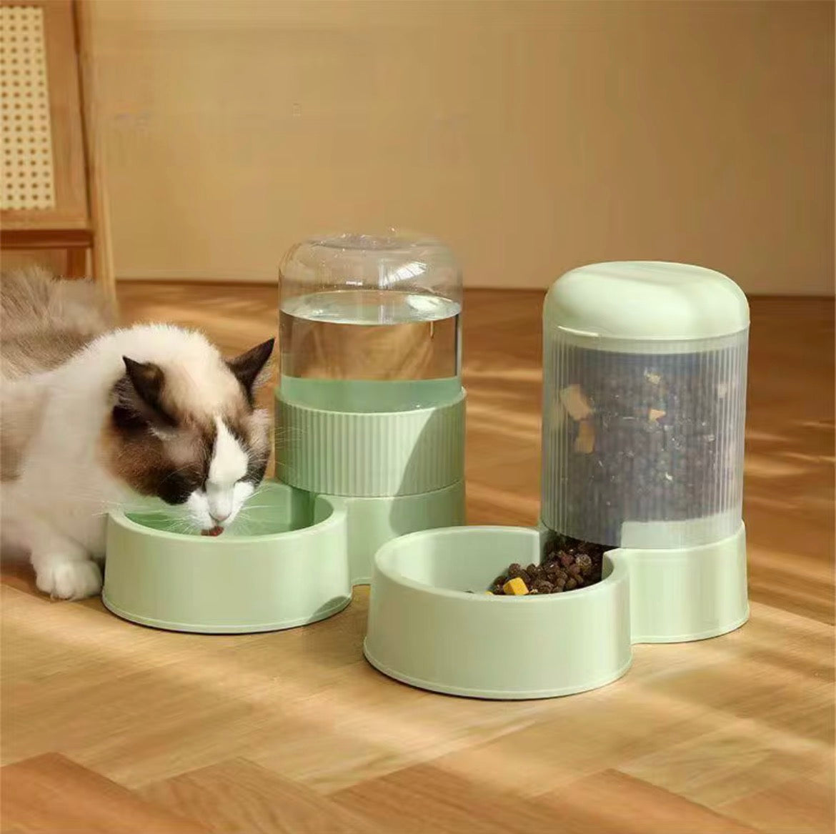 Pawtrix Automatic Pet Feeder & Water Dispenser Set